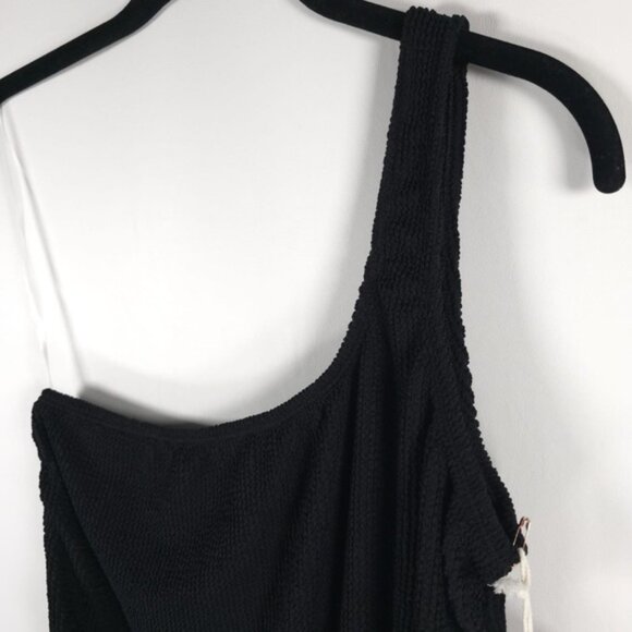 NEW GOOD AMERICAN 🇺🇸 ALWAYS FITS ONE SHOULDER SWIMSUIT PLUS Size 7/8 - 4XL 5XL - Picture 11 of 14